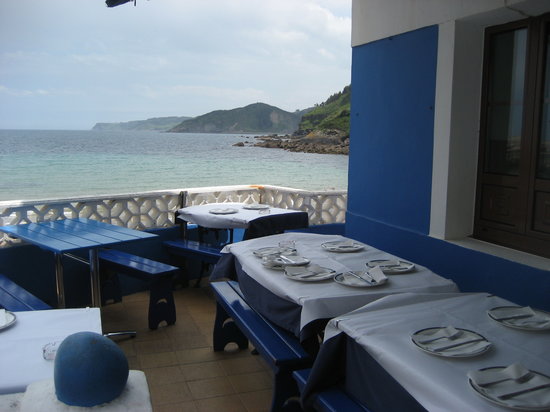 vistas al mar restaurante la playa en tezones 